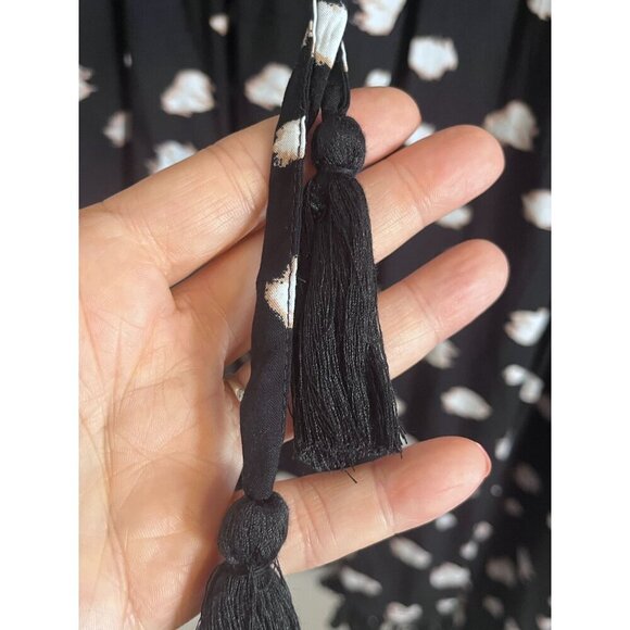 Cacique Dress 26 Black Swim Coverup Animal Print Twee Neutral Minimalist Retro - Picture 6 of 12